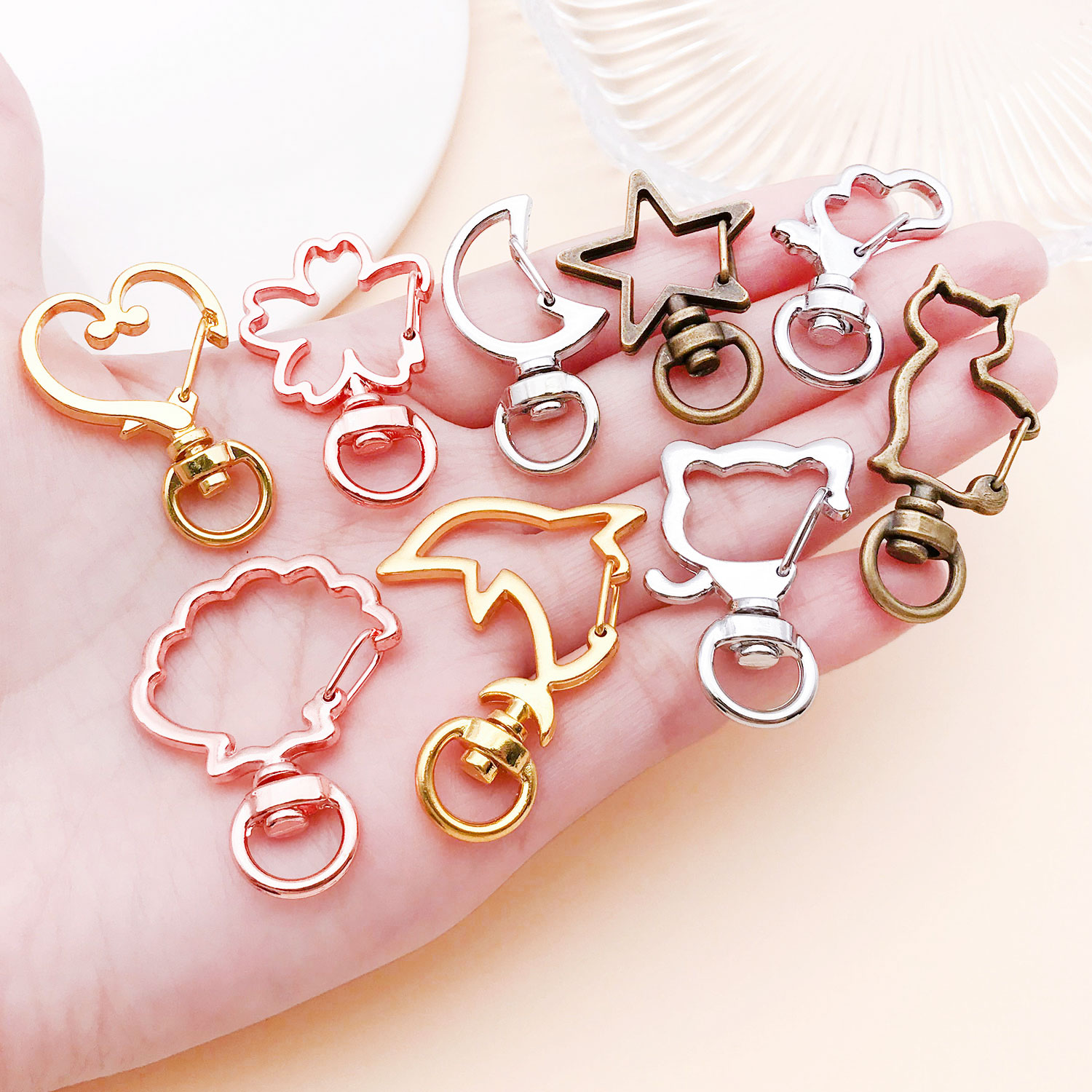 5pcs/lot Heart Star Moon Cat D - Flower Supply recension och pris