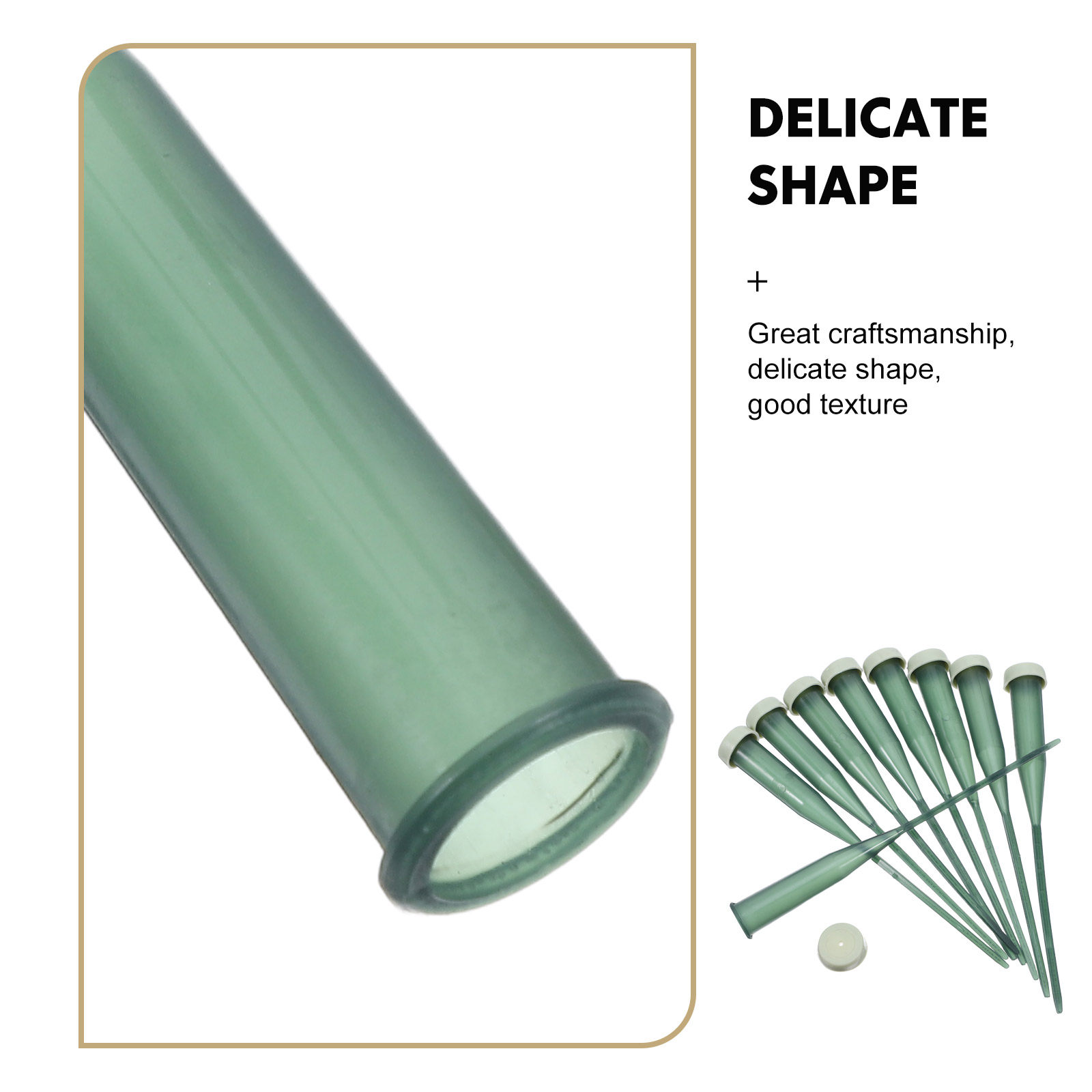 25Pcs Flower Stem Tubes Plasti - Florist Flower Supply recension och pris