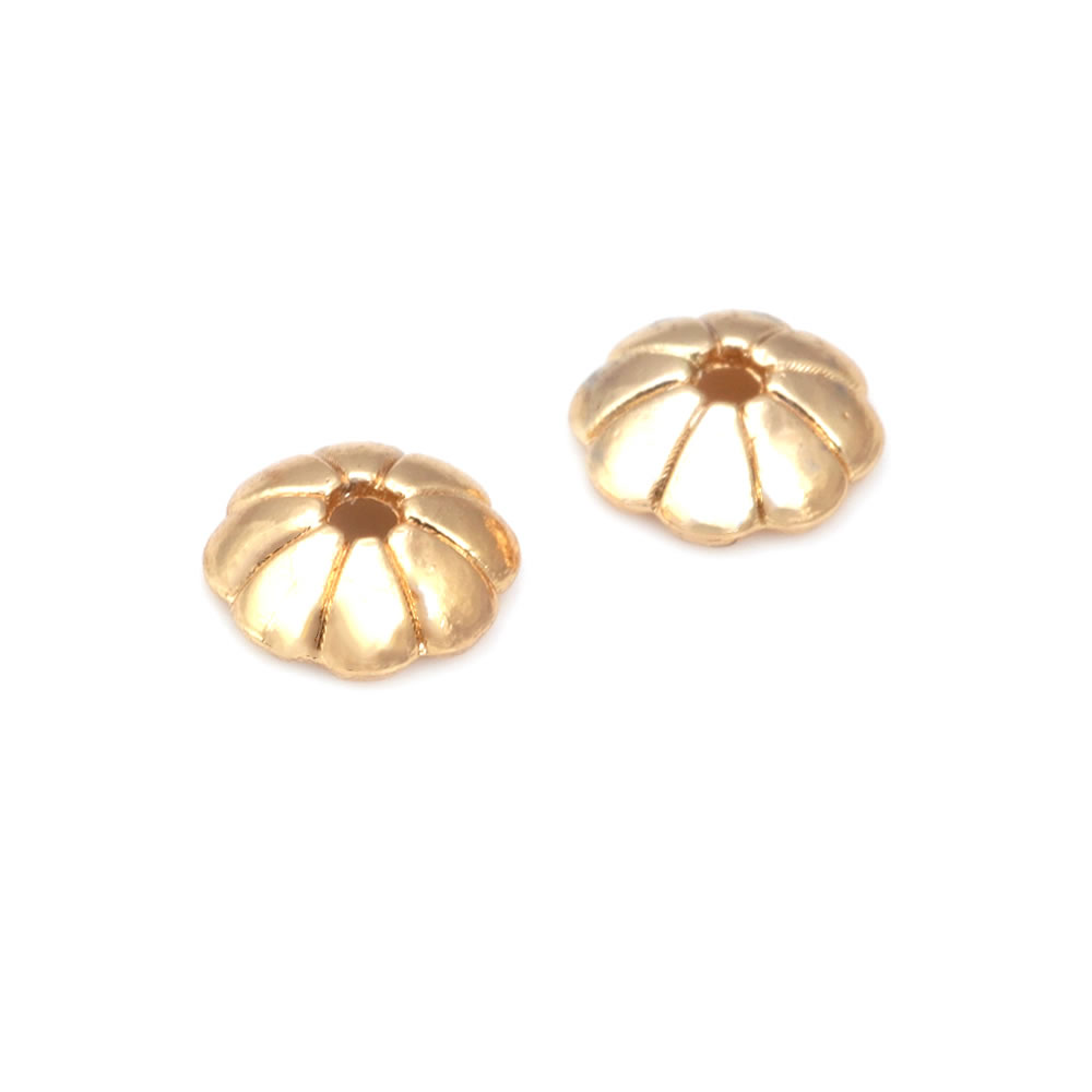 18K Gold Color Brass Flower Be - Supply Florist recension och pris