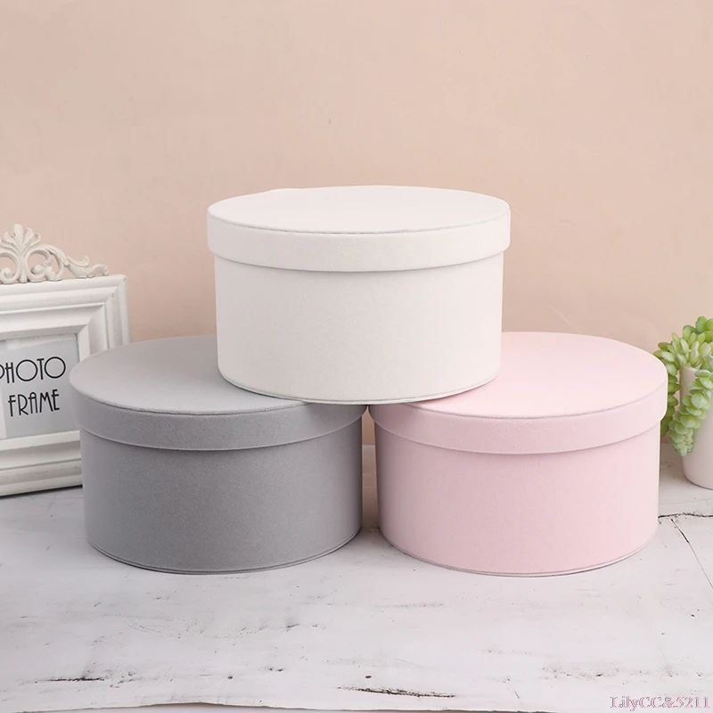 Velvet Round Flowers Box, Flow - Florist Flower Supply recension och pris