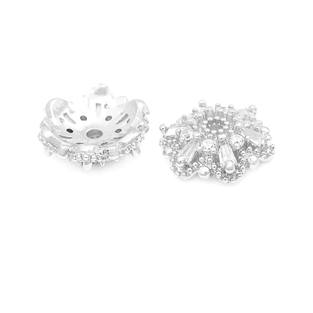 18K Gold Color Brass Zircon Fl - Supply Florist recension och pris