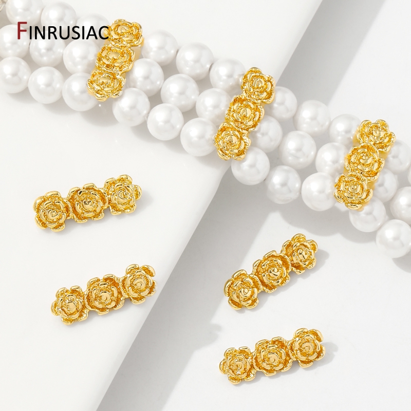 18K Gold Plated Brass Rose Flo - Flower Supply recension och pris