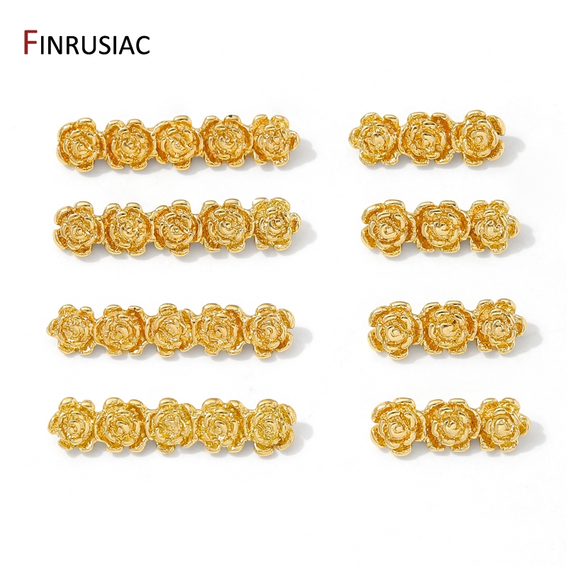 18K Gold Plated Brass Rose Flo - Flower Supply recension och pris