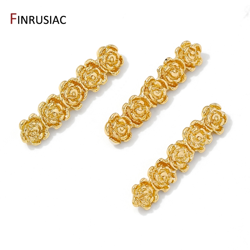 18K Gold Plated Brass Rose Flo - Flower Supply recension och pris