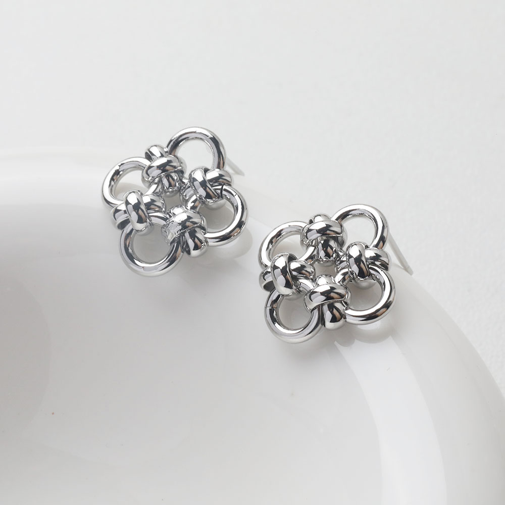 4PCS Dainty Flower Ear Studs E - Supply Florist recension och pris