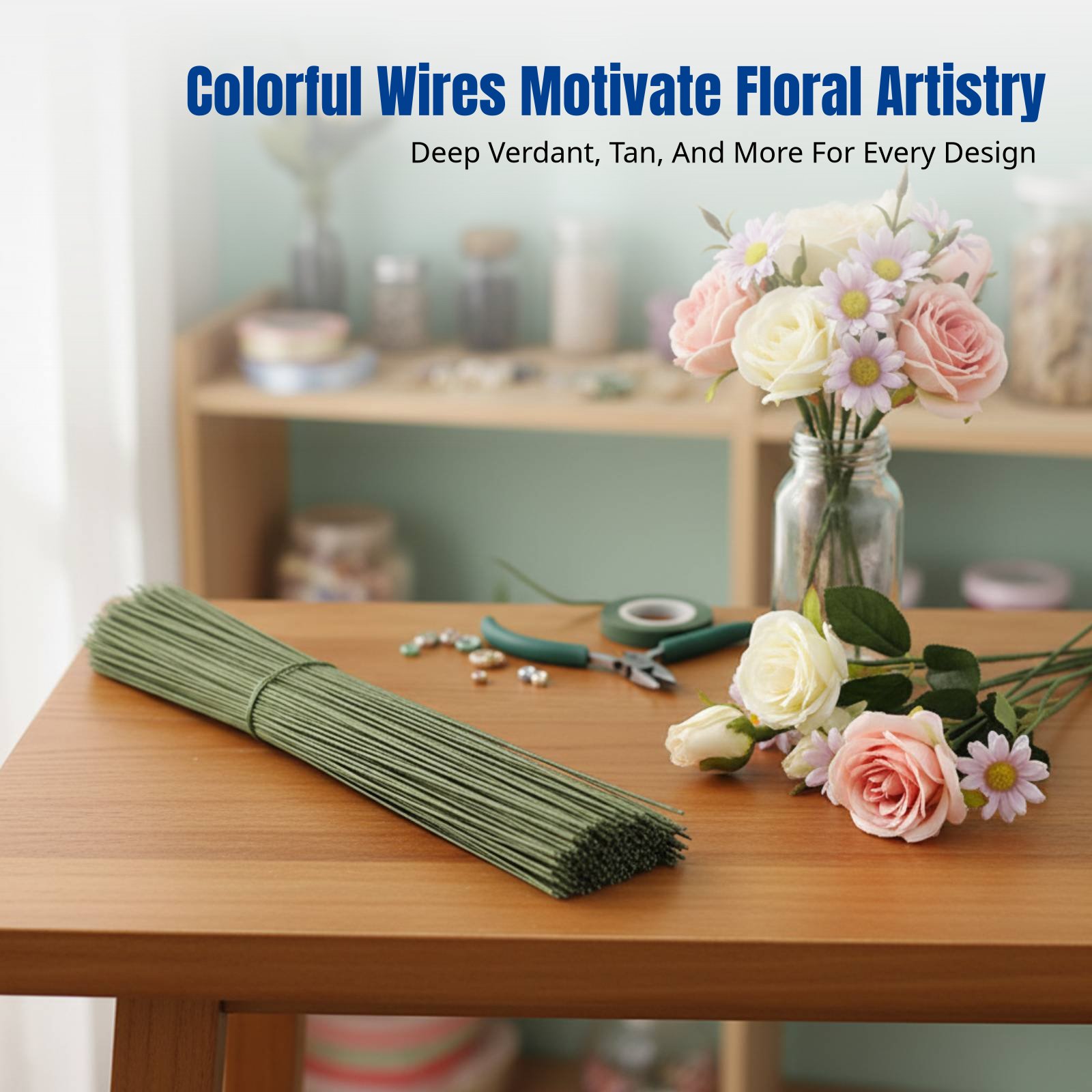 DIY Handcraft Floral Stem Wire - Flower Supply recension och pris