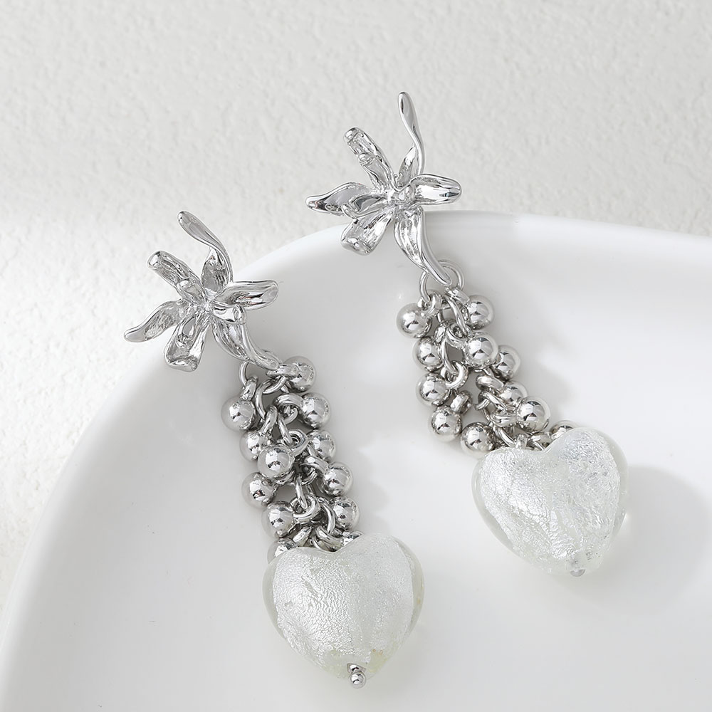 4PCS Dainty Flower Shape Ear S - Flower Supply recension och pris