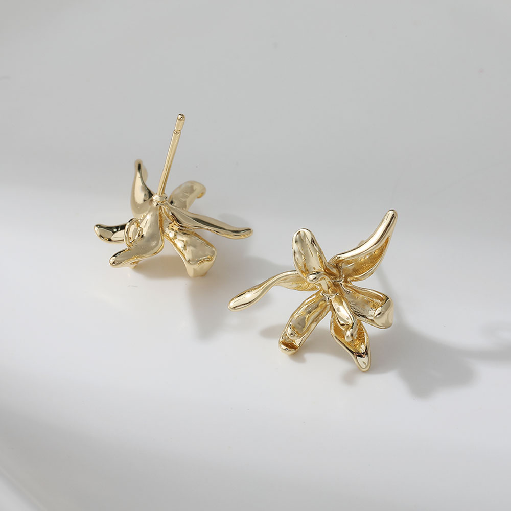 4PCS Dainty Flower Shape Ear S - Flower Supply recension och pris