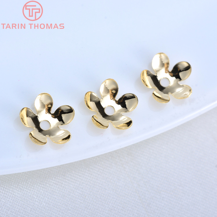 (3176)20PCS 8.5MM 24K Gold Col - Supply Florist recension och pris