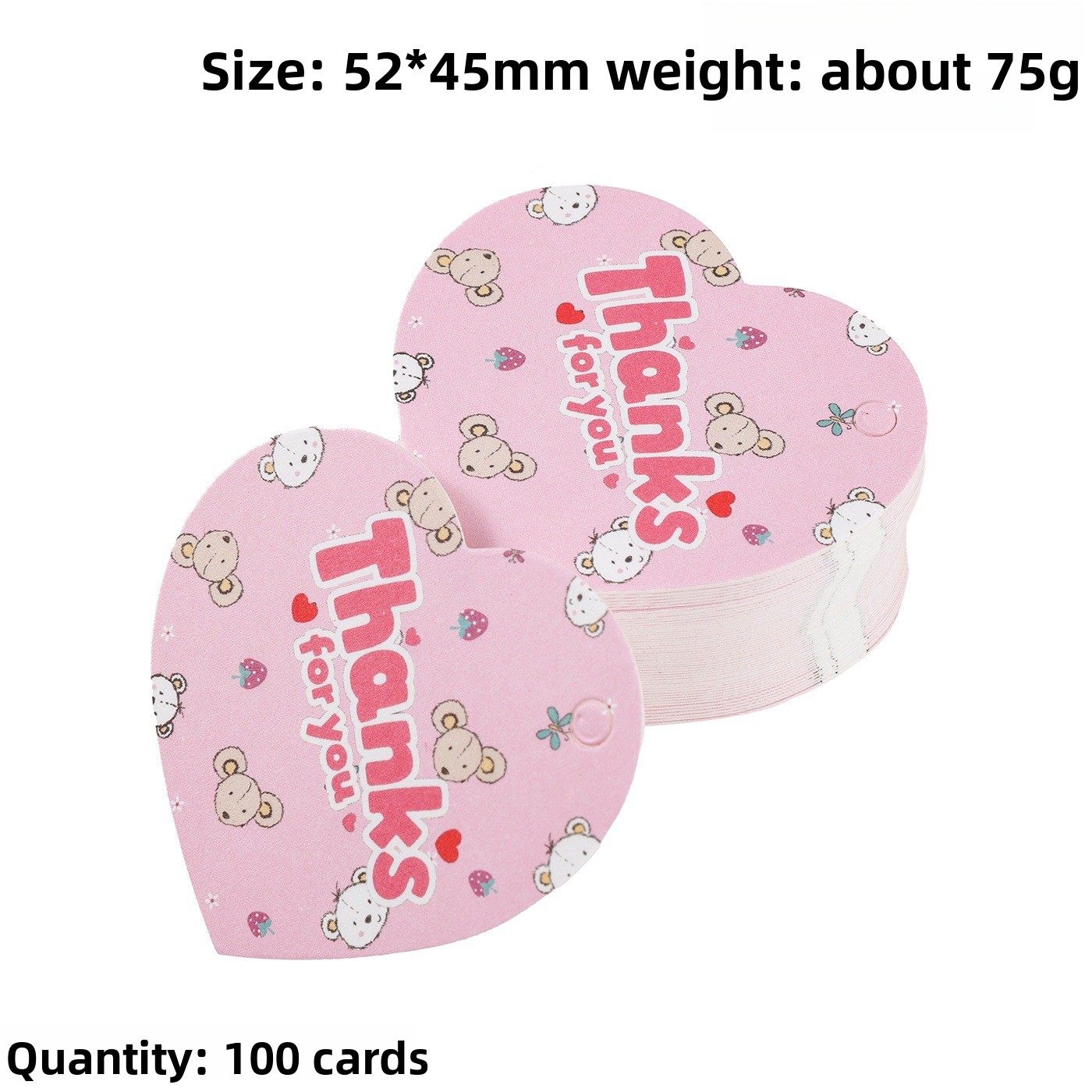 100pcs Thank You Gift Tags Car - Flower Supply recension och pris