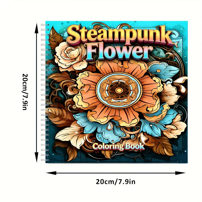 Coloring Book Steampunk Flower - Flower Supply recension och pris