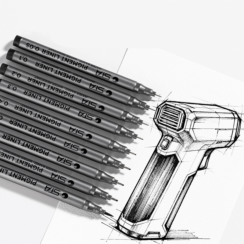 0.1/0.2/0.3/0.4/0.5 Profession - Copic Marker Sketch recension och pris