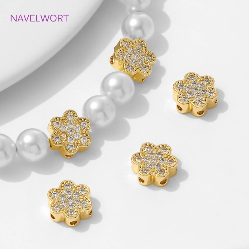 18K Gold Plated Flower Shape B - Flower Supply recension och pris