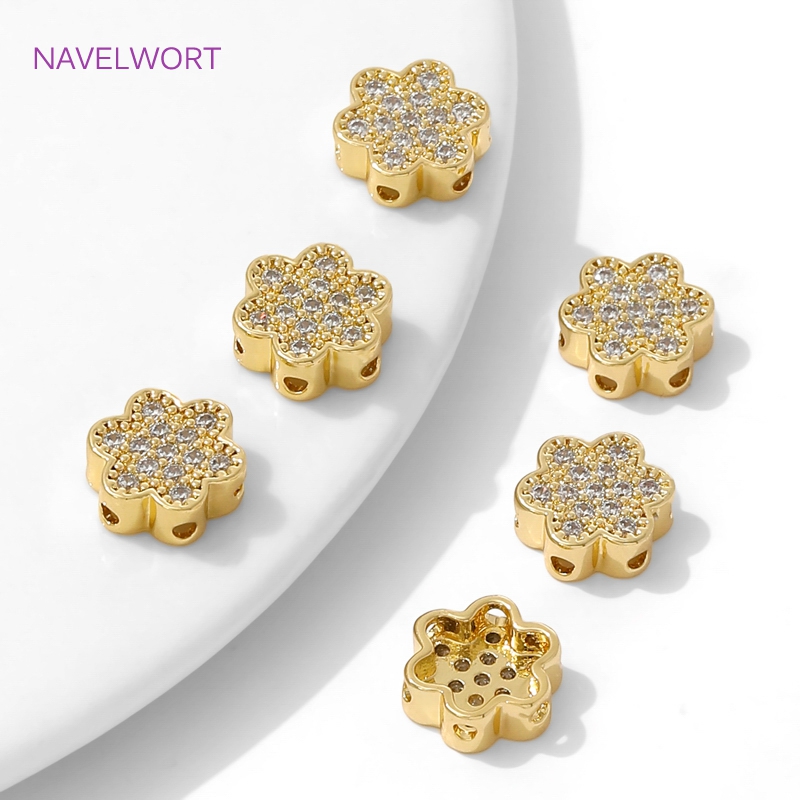 18K Gold Plated Flower Shape B - Flower Supply recension och pris