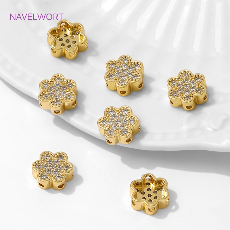 18K Gold Plated Flower Shape B - Flower Supply recension och pris