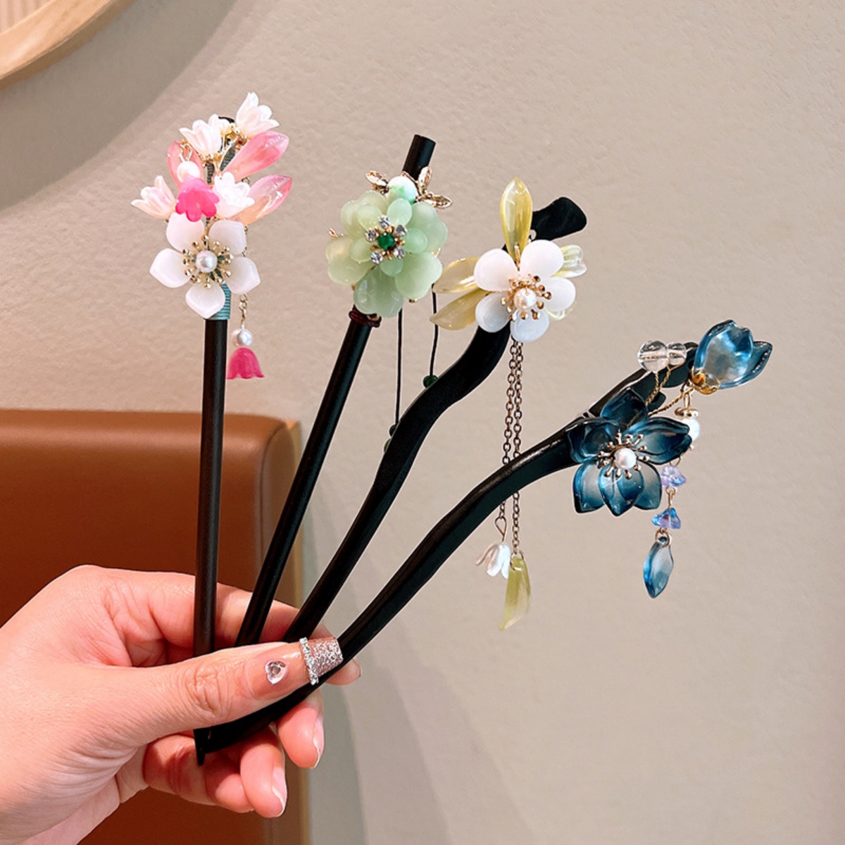 Exquisite Flower Tassel Wooden - Supply Florist recension och pris