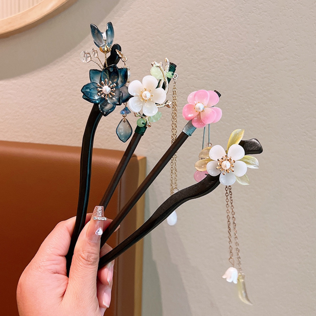 Exquisite Flower Tassel Wooden - Supply Florist recension och pris