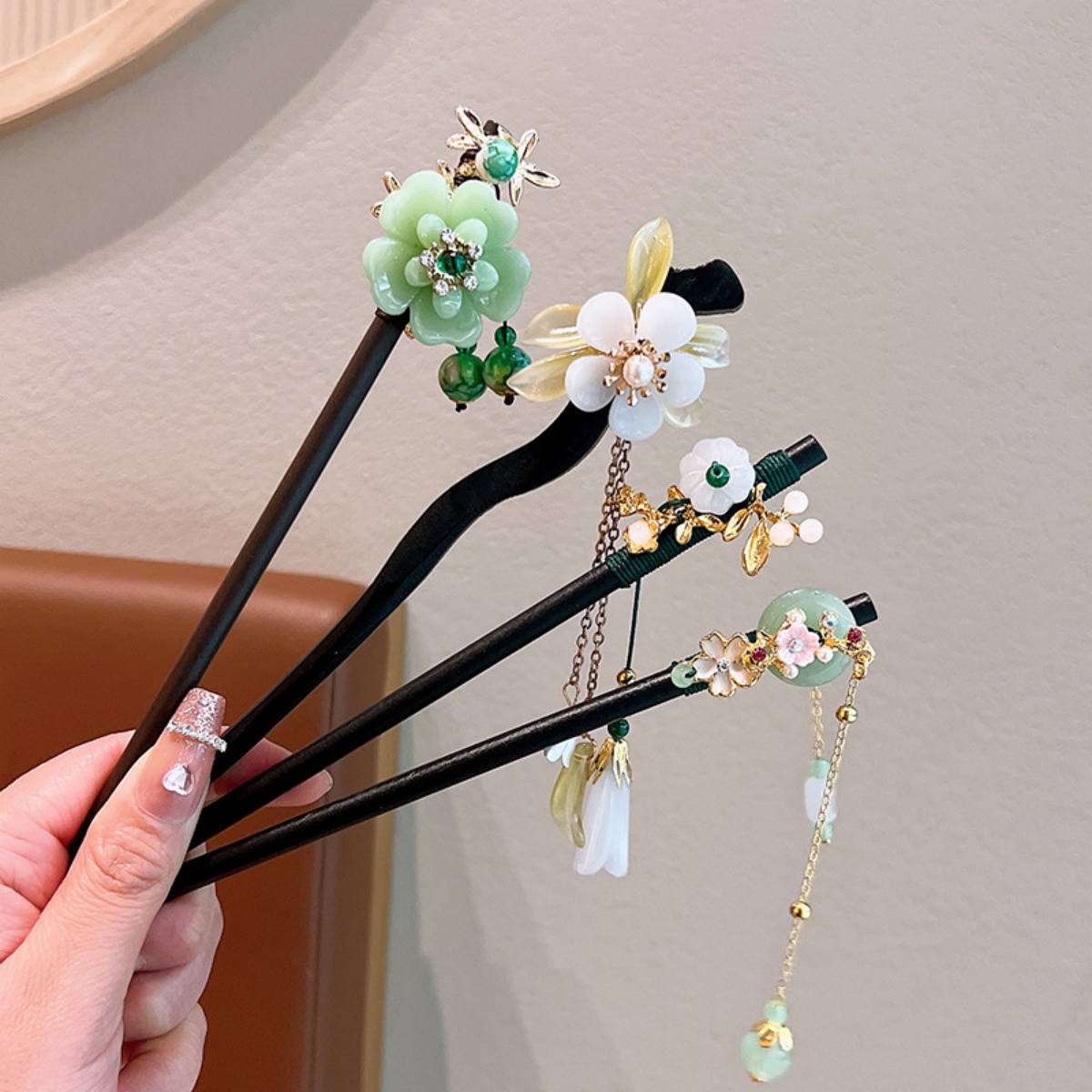 Exquisite Flower Tassel Wooden - Supply Florist recension och pris