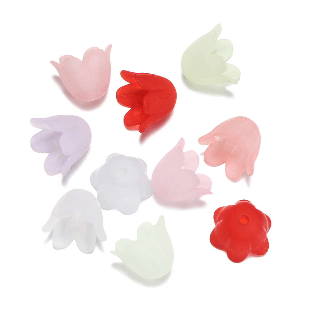 50pcs 8.5X11mm Colorful Bellfl - Supply Florist recension och pris